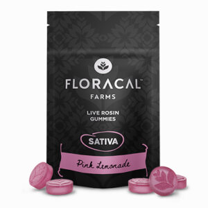 Live Rosin Pink Lemonade Gummies